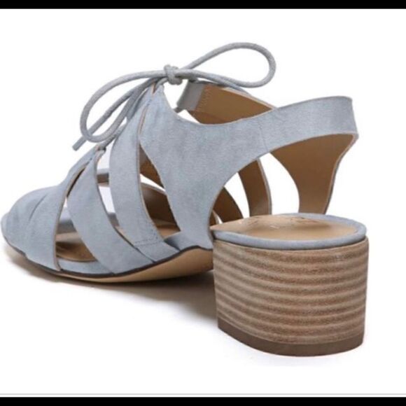 šNaturalizerāFelicityāleatherĀ BlockāheelsāSandalsāsizeā9.5 - Picture 6 of 8